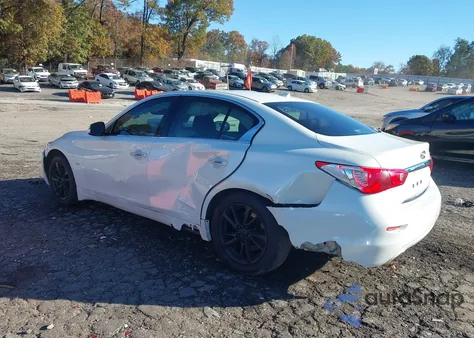 2017 Infiniti Q50 3.0T Signature Edition z USA, uszkodzony, nr VIN JN1EV7AP5HM739318